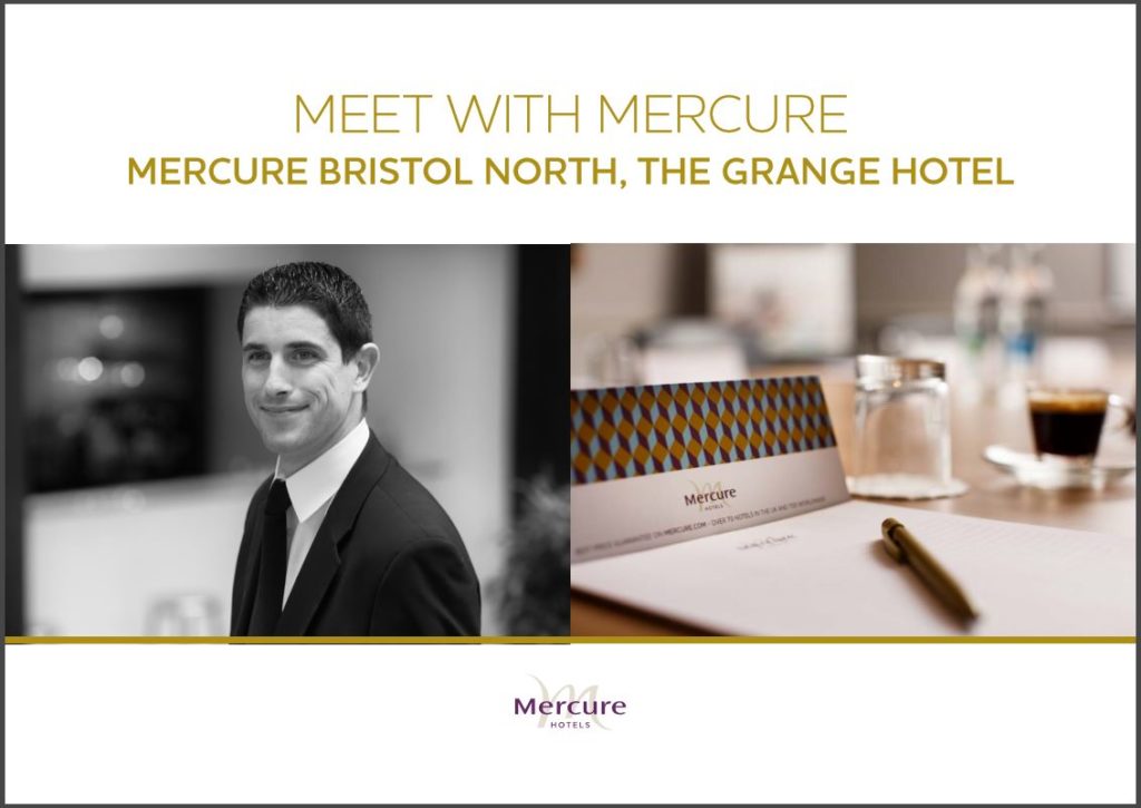 Cover of the meeting brochure for mercure bristol north the grange hotel